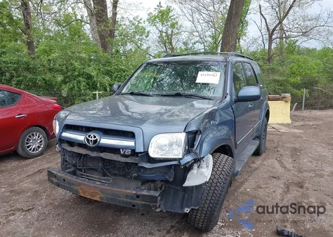 2005 Toyota Sequoia Limited V8 из США, поврежденный, VIN 5TDBT48A15S247794